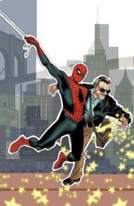 Stan Lee und Spider-Man Artwork