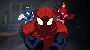 SPIDER-MAN (Ausschnitt aus Ultimate Spider-Man Zeichentrickserie)